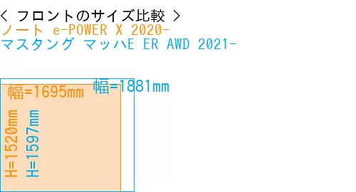 #ノート e-POWER X 2020- + マスタング マッハE ER AWD 2021-